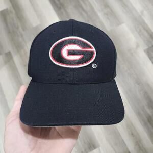 Vintage Sports Specialties Georgia Bulldogs UGA Plain Logo Snapback Hat SEC